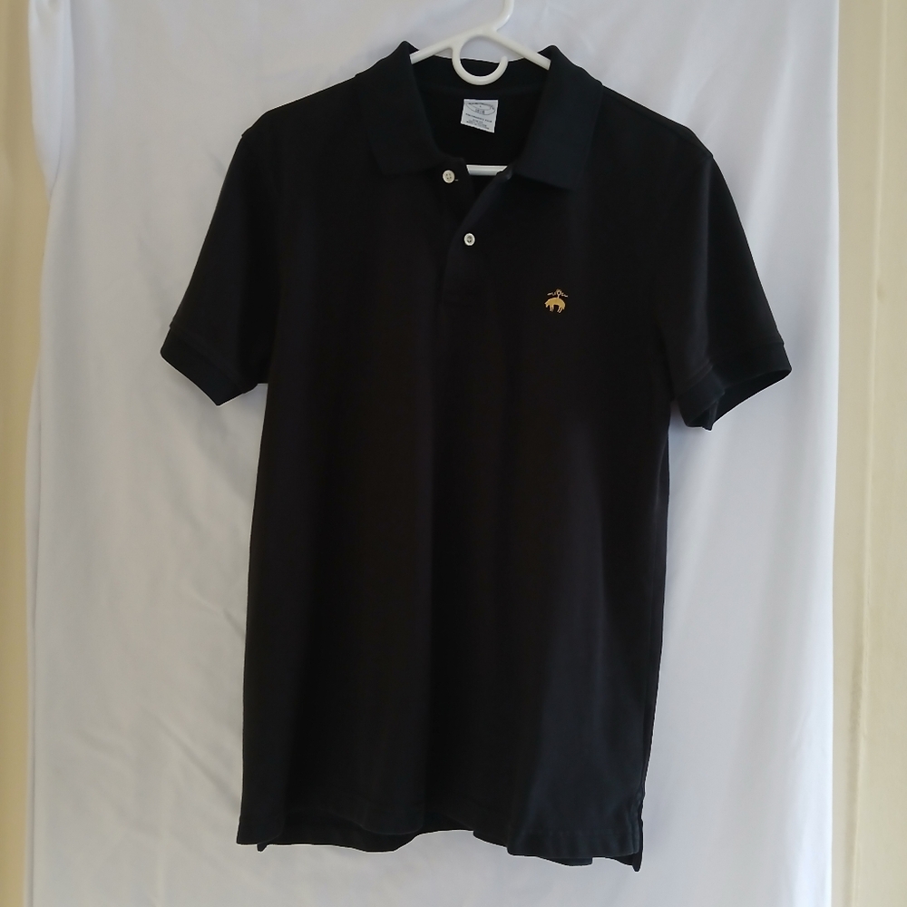 Brooks Brothers Logo Performance L Slim Fit Pique Polo Shirt